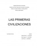 LAS PRIMERAS CIVILIZACIONES