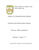 Proyecto: Taller de redacción.