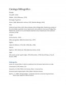 Catalogo Bibliográfico Biología