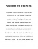 Oratoria de Coahuila