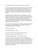 El escrito de tu partida