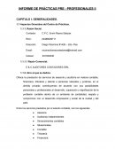 INFORME DE PRÁCTICAS PRE - PROFESIONALES II