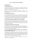 Análisis: “Es que somos muy pobres”