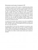 Movimiento social contra el sistema de AFP