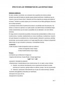 Efecto de los terremotos en las estructuras