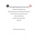 Aplicación de las Tecnologías de la información