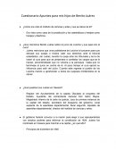 Examen "apunte para mis hijos" de Benito Jurarez