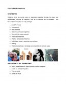 FRACTURA DE CLAVICULA. DIAGNÓSTICO