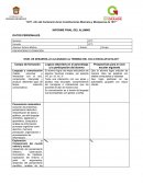 NIVEL DE DESARROLLO ALCANZADO AL TÉRMINO DEL CICLO ESCOLAR 2016-2017
