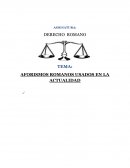 Aforismos romanos usados en la actualidad