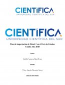 Plan de importación de Diésel 2 en el Perú de Estados Unidos Año 2018