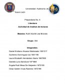 Actividad de Análisis de lecturas Preparatoria