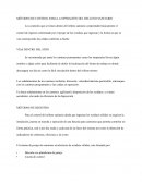 MÉTODOS DE CONTROL PARA LA OPERACIÓN DEL RELLENO SANITARIO