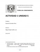 TEORIA DEL CONOCIMIENTO ACTIVIDAD