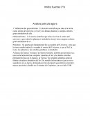 Analizis pelicula agora