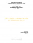 ESTILOS DE COMUNICACIÓN DE VIRGINIA SATIR