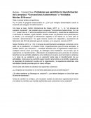 ¿Con qué ventajas desarrolladas cuenta la empresa para asegurar la trasformación