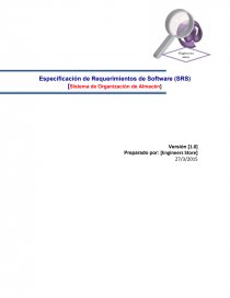 SRS Entregar. Página 1