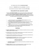 REGLAMENTO DEL SALON DE CLASES