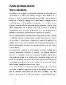 Puesto de trabajo docente