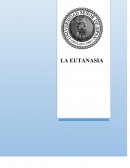 Eutanasia. Ideas teóricas sobre la eutanasia