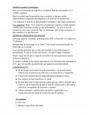 Modelo Cognitivo Conductual