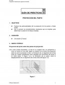 Proyección del punto sobre dos planos de proyección