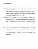 La venta del yogur natural a base de naranja y chiuche