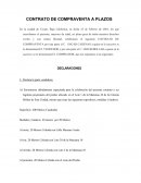 Contrato compra venta a plazos