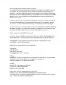 Principales problemas del desarrollo económico