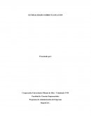 GENERALIDADES SOBRE PLANEACION