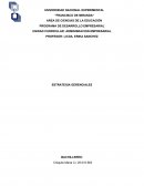 Estrategias, tipos de estrategias