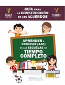 PLANEACION. Recomendaciones para la elaboración de los Acuerdos Aprender a Convivir