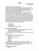 Trastorno adquirido de la habilidad de cálculo