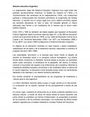 Sistema educativo Argentino