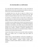 DEL RACIONALISMO A LA COMPLEJIDAD