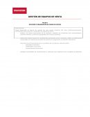 DOTACIÓN Y ORGANIZACIÓN DE FUERZA DE VENTAS