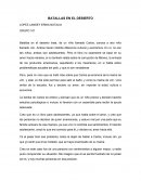 BATALLAS EN EL DESIERTO