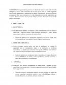 INTELIGENCIAS MÚLTIPLES TRABAJO