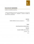 INVESTIGACIÓN DE OPERACIONES I