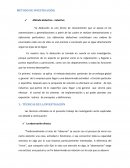MÉTODO DE INVESTIGACIÓN: