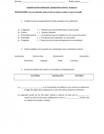 Examen De Asignatura Estatal Bloque 4 Descargar PDF