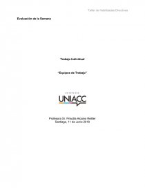 Evaluación Trabajo Individual. Página 1