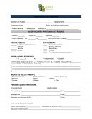 Formato de requisicion de personal