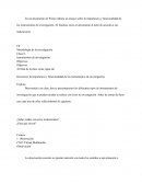 Metodología de la investigación Objetivos