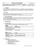 Procedimiento de transpote