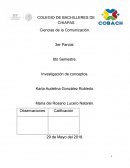 Investigación de conceptos. Parcial