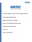 Actividad: entregable 1, ensayo del libro el juzgado hechizado.