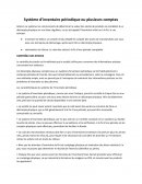Système d'inventaire périodique