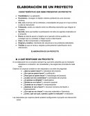 Elaboración de un proyecto